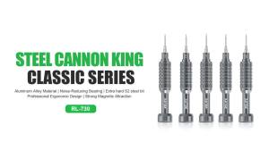 RELIFE RL-730A Cannon King Classic Tua Vít Cứng S2 Thép Chống Ăn Mòn Đầu Bộ Dụng Cụ Cầm Tay Cho Điện DIY