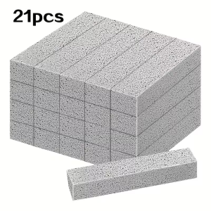 21 Pack Pumice Stone for Toilet Bowl Cleaning - Powerful Hard Water Ring Remover Suitable for Toilets Bathtubs Sinks Pools &