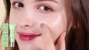 Zephoco Color Correcting Cream SPF 30 Anti UV Sun Protection Redness Blemish Cover Waterproof Centella CC Cream Foundation 15g