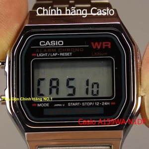 Đồng Hồ Nam/Nữ Casio A159 Black .f. Made In Japan Chống Nước Siêu Bền Pin Lâu