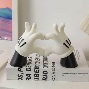 Miniso การ์ตูนน่ารัก Disney Mickey รักมือ Ornamentalis Creative Desktop ตกแต่งบ้านอุปกรณ์เสริมของขวัญสําหรับคนรัก