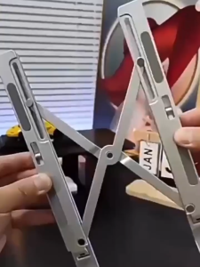 [✅SG Ready Stock] Laptop Stand Aluminum Alloy Foldable Adjustable Height Notebook Holder For All Laptop Tablet 带收纳包笔记本支架