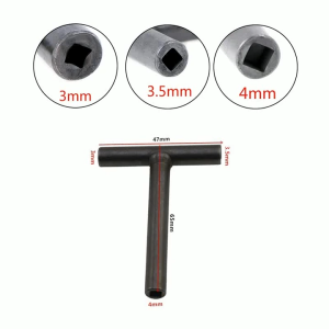 Cờ Lê Chữ T Chỉnh Cò Xe Máy Cờ Lê Ổ Cắm Vít Vuông 3 Cỡ 3mm/ 35mm/ 4mm Chỉnh Van Động Cơ Cho Xe Máy 50cc 150cc Các Loại