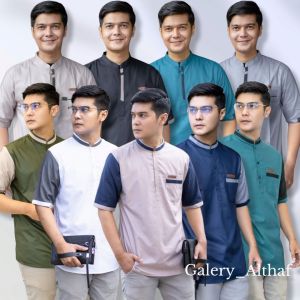 Kurta Dewasa Laki Laki 2023/Koko Kurta Pakistan Pria Dewasa Lengan Pendek/Kurta Pria Premium
