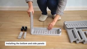 Kitchen Storage Rack Shelf 3/4 Layer Slim Rack Trolley With Wheels Bathroom Organizer Shelf Gap Holder Rack With Hook