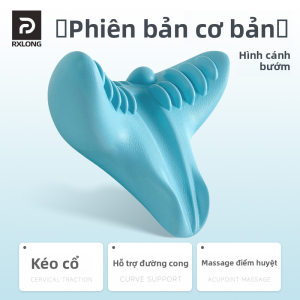 MONLEYTA | Đệm cổ tập thể dục cho người trung niên và người cao tuổi Đệm cổ kéo giãn bóp mát xa Đệm cổ nâng đỡ Đệm cổ hình chữ U