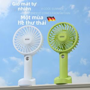 Quạt Cầm Tay Gấp Gọn Cho Học Sinh Sử Dụng Trong Tình Huống Khẩn Cấp Chạy Pin AA