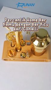 Cocktail Shaker Set 550ml - Alat Bartender Kit 10in1 Cocktail Maker