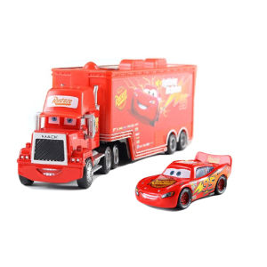 Takara Tomy | Cars Truck Attached Model Car Anime Figure Mack Semi-Hauler Rust-eze Racing Toys Container Trucks Childrens Birthday Gifts