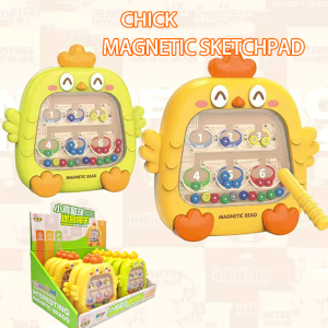 Montessori Magnetic Color Sorting Number Maze Board Pen Moving Bead Games Fine Motor Skills Educational Toys for Kids Boys Girls