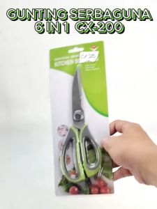 Homeneeds Gunting Dapur serbaguna  Magnet MultiFungsi CX-200