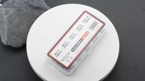 500Pcs M2 Self Tapping Phillips Screws Assortment Kit 5 Sizes Alloy Steel Cross Drive Flat Head Self Drilling Wood Screws DIY