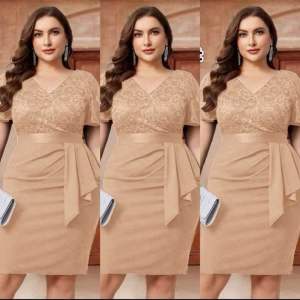 Melody Plus Size Elegant Sparkle Twist Textured Long Sleeve Dress