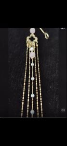 YADORNOS Ikat Kepala Bunga Merah Muda Glasir Berwarna Aksesori Rambut Anti Selip dengan Manik Akrilik untuk Gaun Pertunjukan Pesta Panggung Ulang Tahun