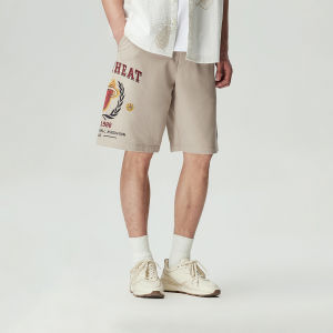 Jack Jones | NBA Collaboration Heat Team Detailed Embroidery Men Shorts