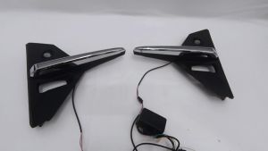 Perodua Alza 2022 - 2023 Fog Lamp Cover With DRL Daylight + Signal Running 2 IN 1 FUNCTION 2 PCS /SET