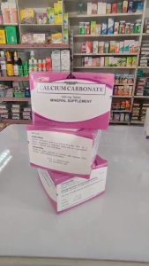 DM CALCIUM CARBONATE 500mg Tablet (100 tabs/box)