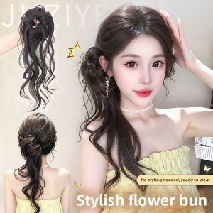 JUZITING | Korean Style Volumizing and Fluffy Bun Wig