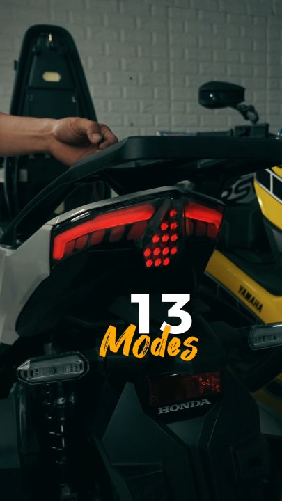 Honda Click 125/150 v3 Tail Light RGB 13Modes LED VIVID Color Plug And Play