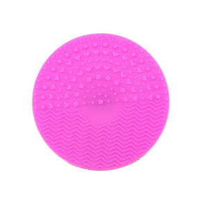 1pcs Round Shaped Silicone Brush Cleaning Mat Makeup Brushes Clean Tools Cosmetic Cleanser For Make Up Eyes Face Brush