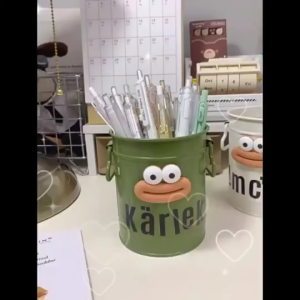 Cute Big Mouth Pen Holder Desktop Stationery Makeup Brush Storage Office Supplies Gifts