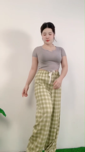 ชุดเซ็ตชิคๆ กางเกงขาบาน เหมาะกับหน้าร้อน