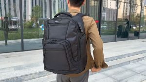 Premium 19" Trolley Laptop Backpack Bag 2 Wheels Cabin Travel Luggage Bag Waterproof For Men Women College School Student (SG Stock)