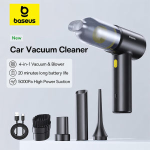 BASEUS | Baseus Car Vacuum Cleaner 4-in-1 Vacuum/wind blower/inflat/Air pump Cordless Wireless Cleaning Machine for Home Auto Supplies