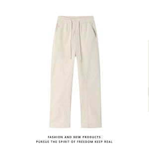 Quần Dài Nam Mùa Hè Chống Thấm Nước Cạp Vừa Dáng Rộng Phong Cách Mỹ Cắt Chéo Quần Dài Công Sở Thường Ngày