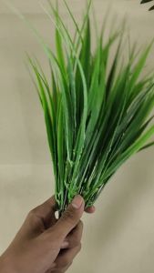 Hiasan Rumah & Pelaminan dengan Rumput Daun Aksesoris Tiruan