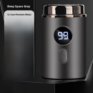 MONLEYTA | Portable Mini Electric Shaver German Small Cannon Mens 2025 New Model Water Washable Beard Trimmer Aluminum Alloy Blade