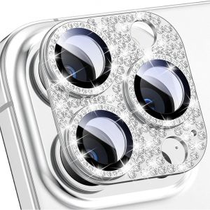Bling Glitter Diamond Rhinestone Camera Lens Protector Cover For IPhone 16 Pro Max 15 Plus 14 13 Mini 12 11 Phone Protection