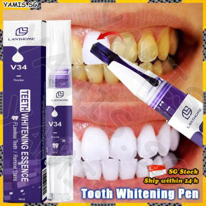 👒SG stock👒 v34 Teeth whitening pen / Teeth whitening gel / Teeth stain remover / Plaque remover / Tooth cleaner tartar remover / 牙齿美白
