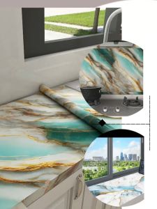 Kitchen oil-proof stickers waterproof fireproof adhesive Stove cabinets high temperature 5mtx40cm.