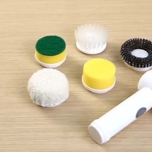 แปรงทำความสะอาด แปรงทำความสะอาดไฟฟ้า แปรงทำความสะอาดอัจฉะริยะ น้ำหนักเบา แปรงขัดไฟฟ้า 8IN1 พร้อมส่ง