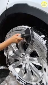 KUDSUN แปรง ขัด ล้อรถยนต์ แปรงขัดรถ ยาง ล้อแม็กซ์ ทำความสะอาดได้หมดจด ทุกซอก ทุกมุม จับถนัดมือ