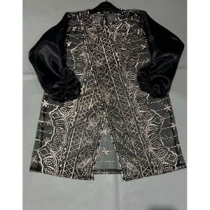 Outer Tunik Brukat Organza Pull Payet/Outer kondangan Wisuda hari Raya