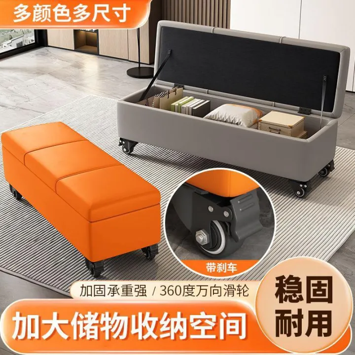 Home Entrance Long Storage Bench Slip-off Shoe Bench Sofa Bench Storage ...
