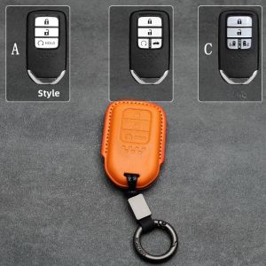 Dedicated to Honda Car Key Sleeve Odyssey Elysion Accord CR-V Crown Road Civic Haoying Crown Road Genuine Leather