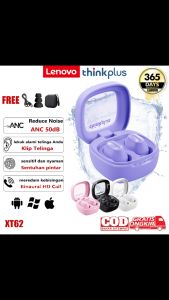 Lenovo ERAZER XT62  Headset True Wireless BluetoothV5.4  headphone Mini Earbuds Earphones Long Range Low Delay In ear TWS  handset Android IOS hensed Universal with Mikrofon Peredam Bising Cerdas