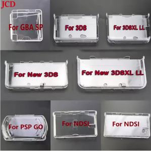 JCD Transparent Crystal Case Clear Hard Cover Shell For DSL NDS Lite NDSL for DSi NDSi Console & Touch Screen Pen