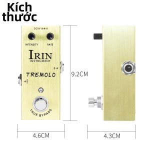 IRIN | IRIN AN-07 Tremolo Đàn Guitar Điện Hiệu Ứng Bàn Đạp Vintage Ống Khuếch Đại True Bypass Núm Điều Khiển Hợp Kim Nhôm Phụ Kiện Guitar