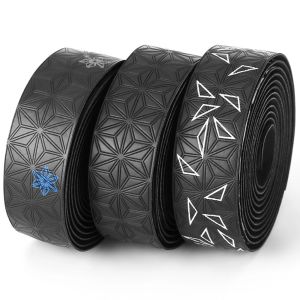 24New 1 Pair Road Bike Handlebar Tape Anti-Slip Shock Handle Bar Tape with PU Anti-Vibration Wrap Bicycle Handlebar Durable Tape