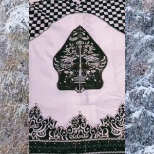 Baju Muslim Pria Dewasa Kemeja Batik Lengan Panjang Pendek Setelan Sarung Celana Hem Cowok Baju koko Murah Terbaru Casual Formal Pakaian Adat Pria full furing Fashion Modern Batik Wisanggeni Solo Motif Gunungan Putih