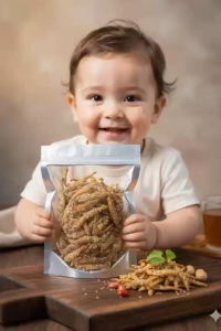 ส่งฟรี ปลากรอบโรยงา น้ำหนัก 400 กรัม มีบริการปลายทาง