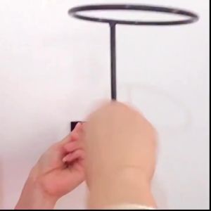 【BHQ&HOME】ชั้นวางหมวกกันน็อก ชั้นวางของ 2 ใน 1 ติดผนัง  อเนกประสงค์ ไม่ต้องเจาะรู ที่เก็บหมวกกันน็อคมอเตอร์ไซค์