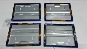 วัยรุ่นไทเท! กรอบป้ายทะเบียน สำหรับรถมอไซต์ทุกรุ่น งานเเท้ไม่เป็นสนืม