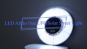 UFO Solar Street Light Waterproof IP66 Solar Powered Outdoor Lighting 30 Year Warranty Free Gift Remote Control 0 Electricity Bill outdoor lamp 9000000W dual mode of motion sensing and stable lighting IP69 Waterproof With Remote