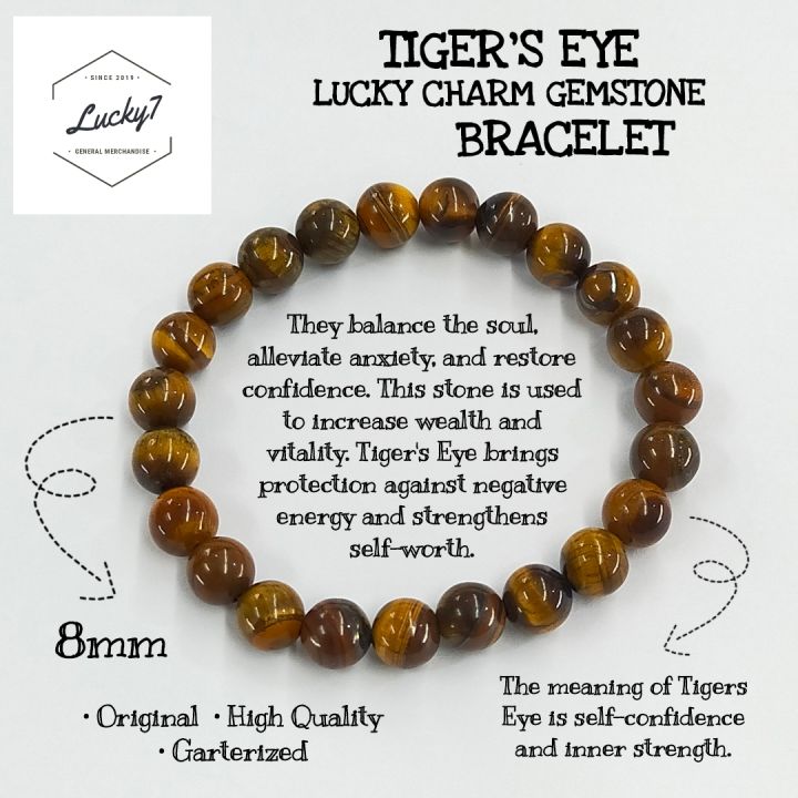 Blue Tiger's Eye Bracelet For Confidence and Communication
