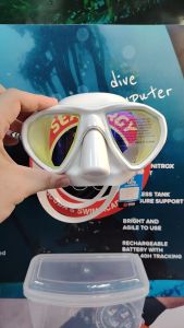 Aropec M2-HF16MR Scuba Diving Mask Freediving Mask Spearfishing Mask with Mirror Lens Seanergy Scuba